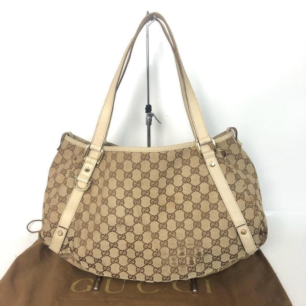 GUCCI Abbey GG Canvas Tote Bag